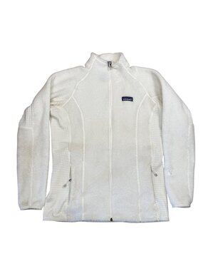 Patagonia Women’s R2 Polartec Fleece Jacket White Size Medium Full Zip